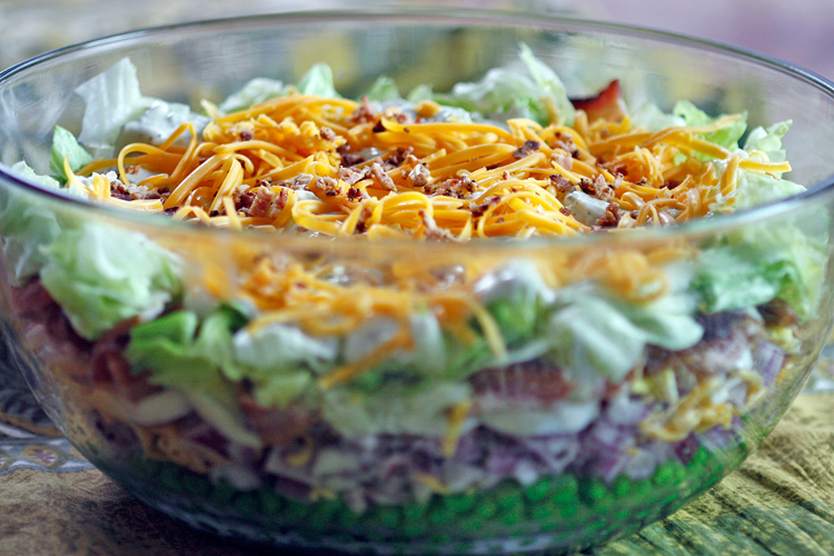 Ranch House Layered Salad | My Mother's Daughter