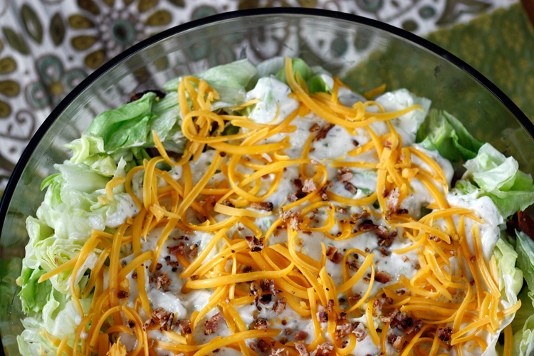 Ranch House Layered Salad | My Mother's Daughter