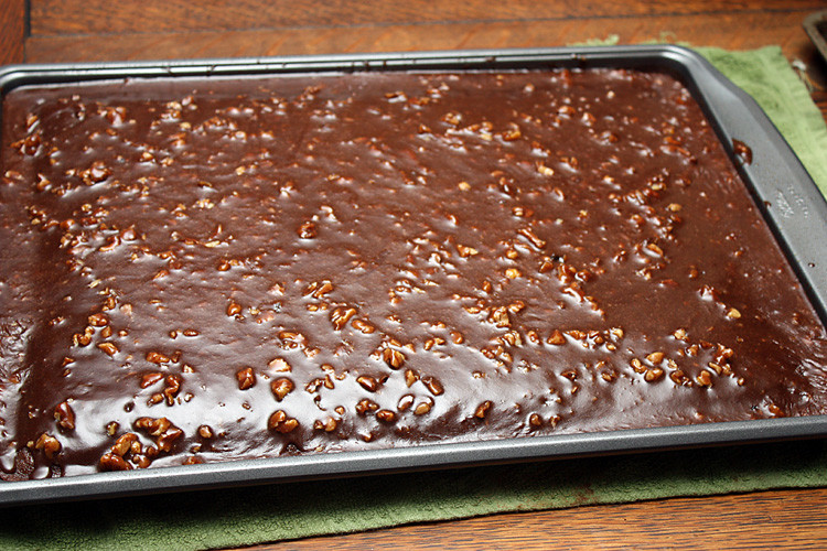 Mom's Chocolate Sheet Cake