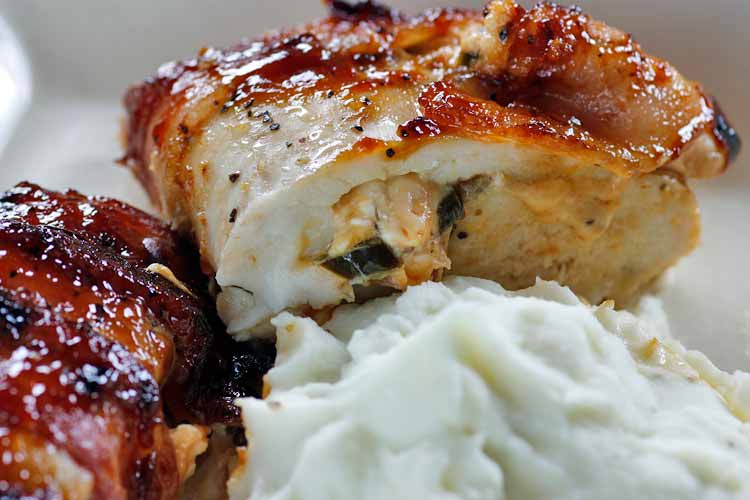 Cheese & Jalapeno Stuffed Chicken Breast | My Mother's Daughter